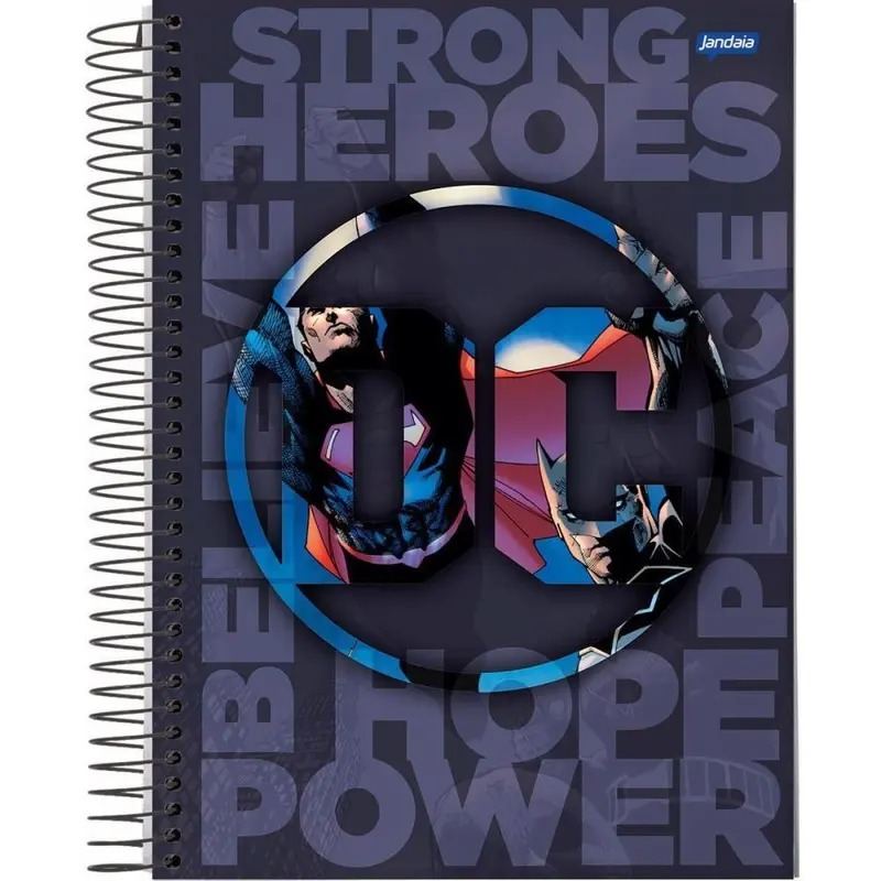 CADERNO 1X1 C.D. DC COMIC